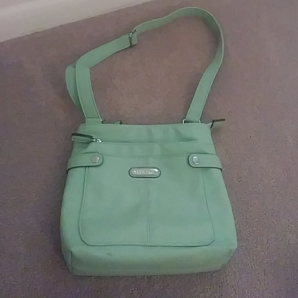 Mint green purse